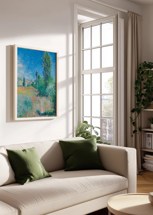 Cuadro ​Paisaje en la isla de Saint Martin (Claude Monet)