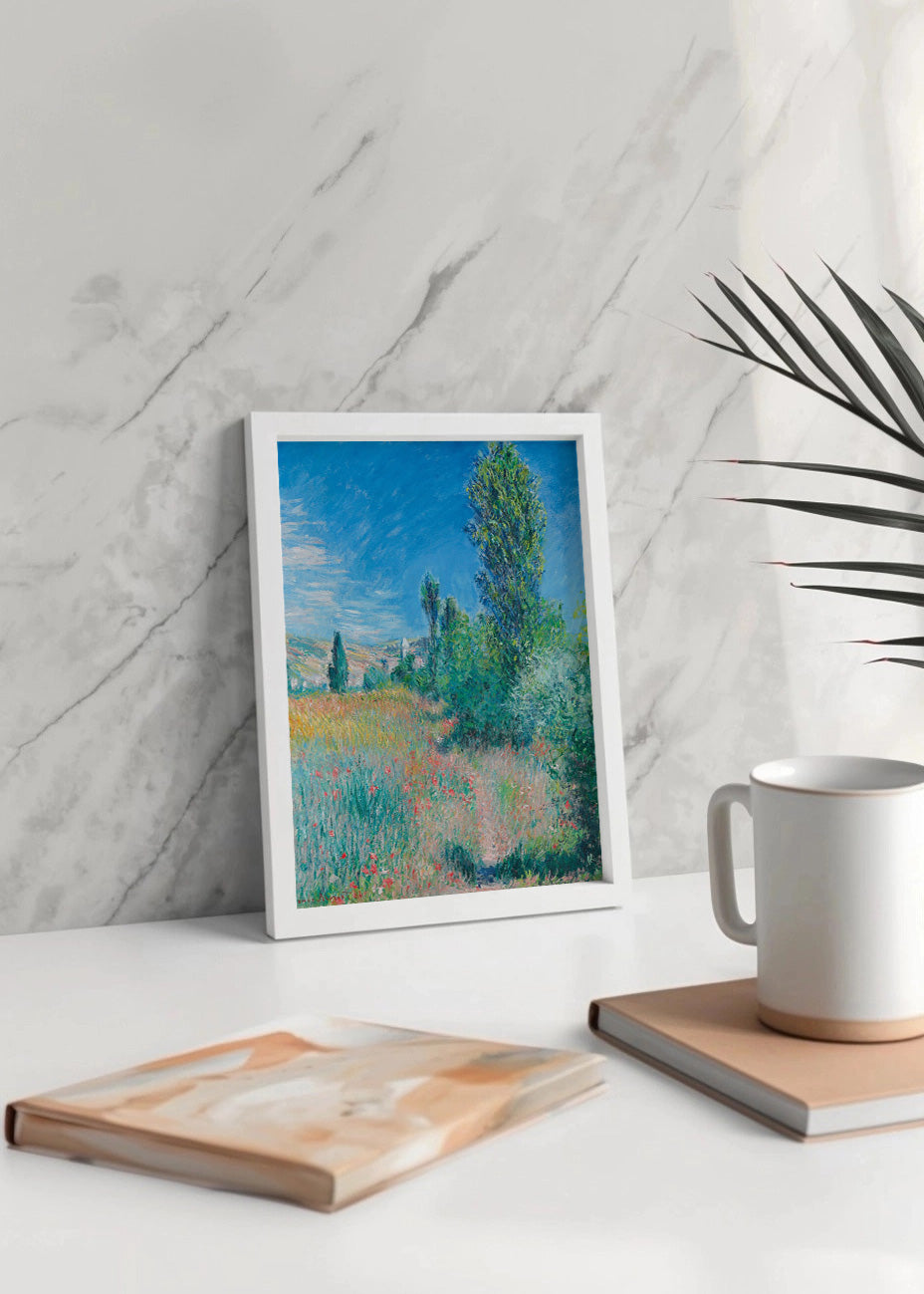 Cuadro ​Paisaje en la isla de Saint Martin (Claude Monet)