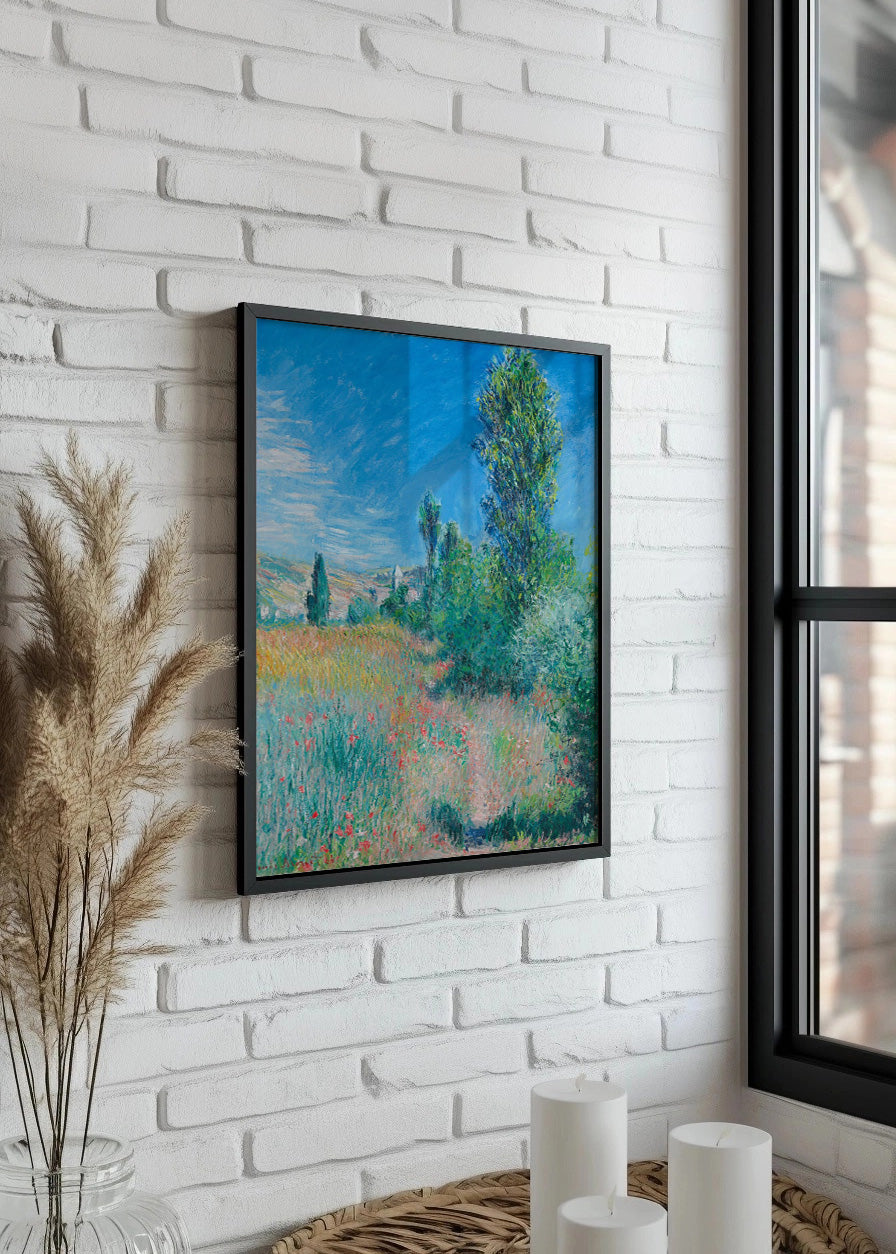 Cuadro ​Paisaje en la isla de Saint Martin (Claude Monet)