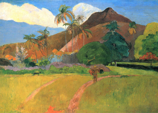 Cuadro ​Paisaje tahitiano (Gauguin)