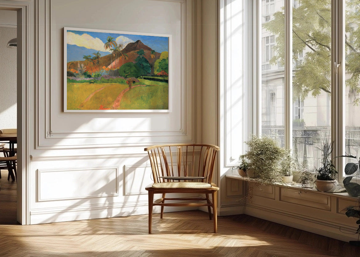 Cuadro ​Paisaje tahitiano (Gauguin)