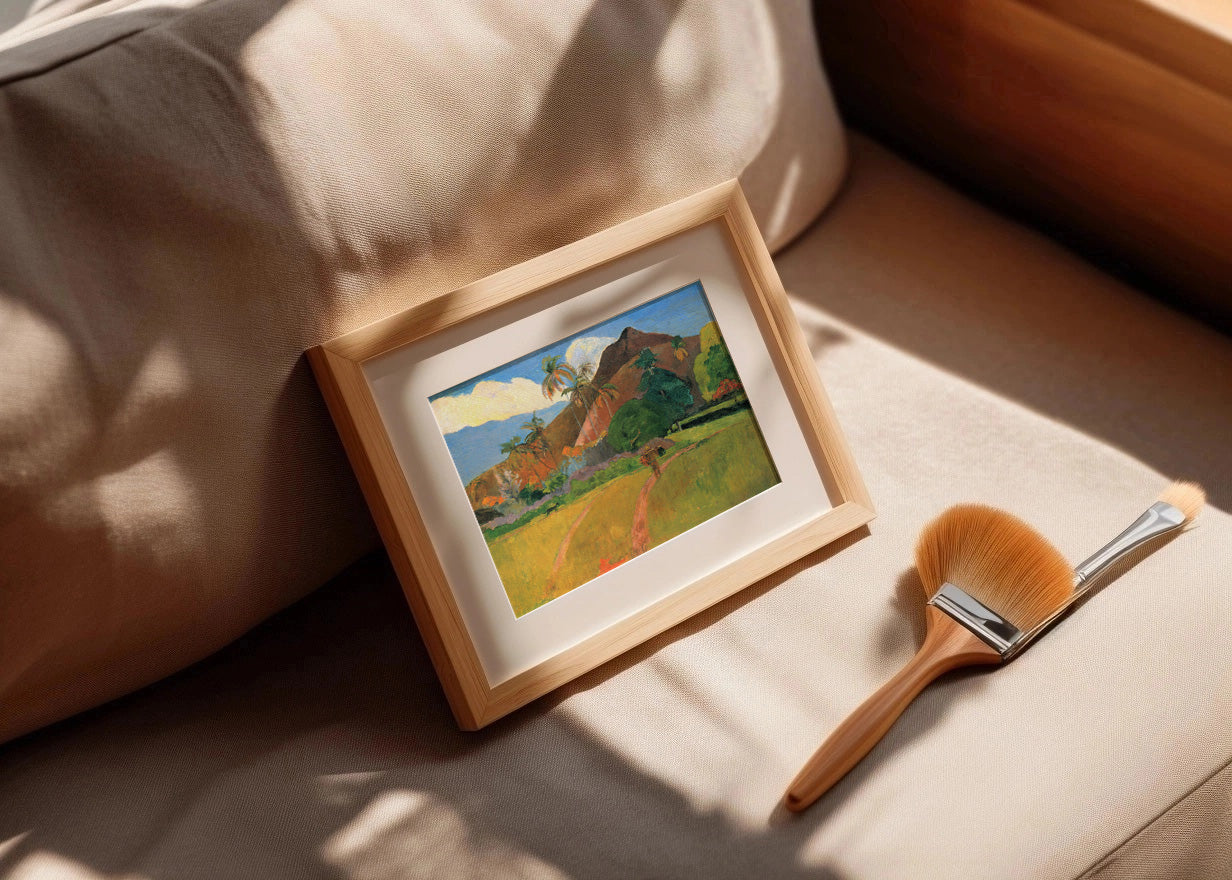 Cuadro ​Paisaje tahitiano (Gauguin)