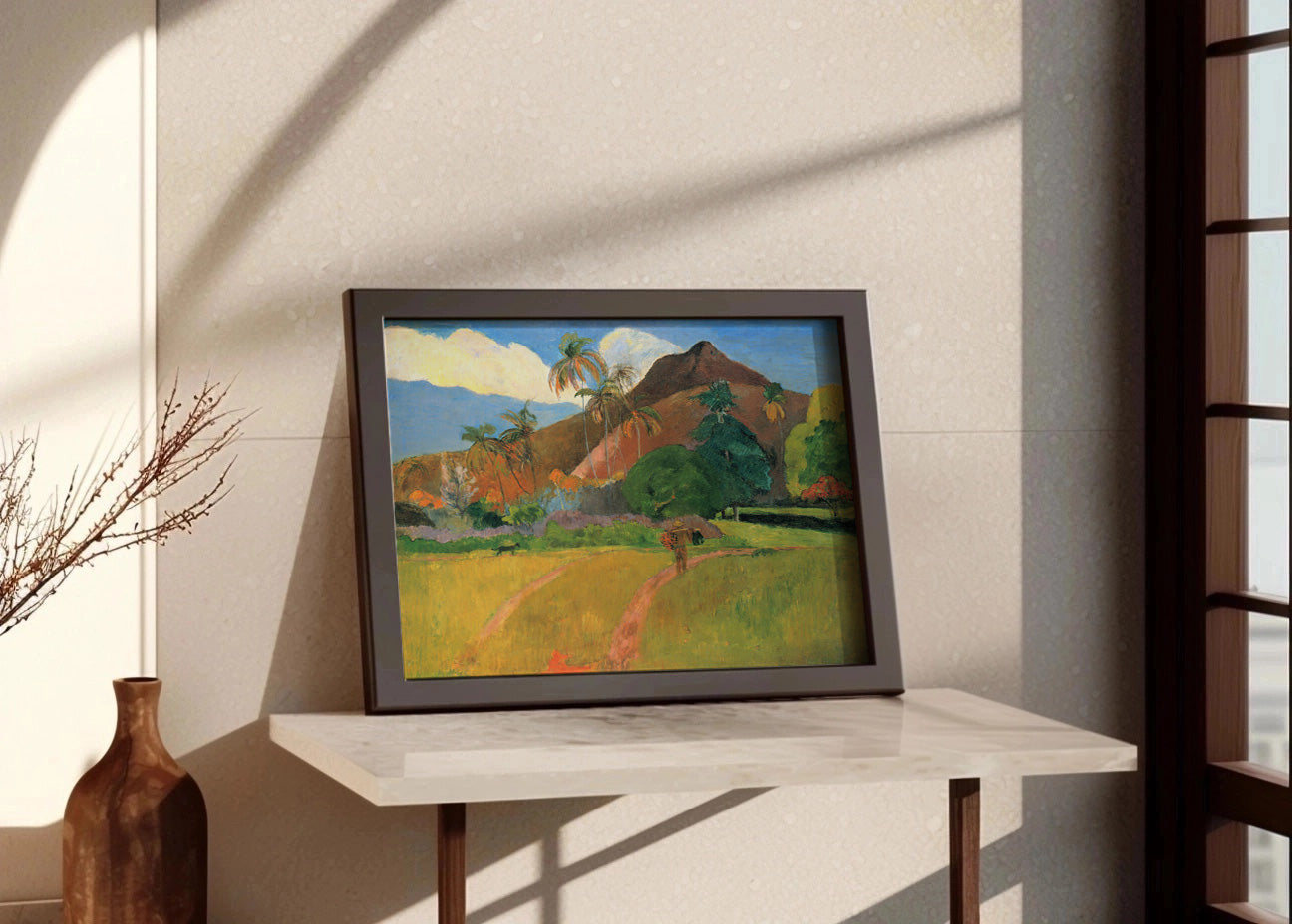 Cuadro ​Paisaje tahitiano (Gauguin)