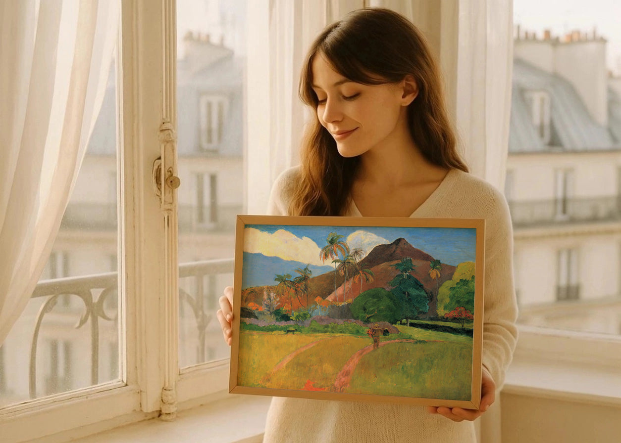 Cuadro ​Paisaje tahitiano (Gauguin)