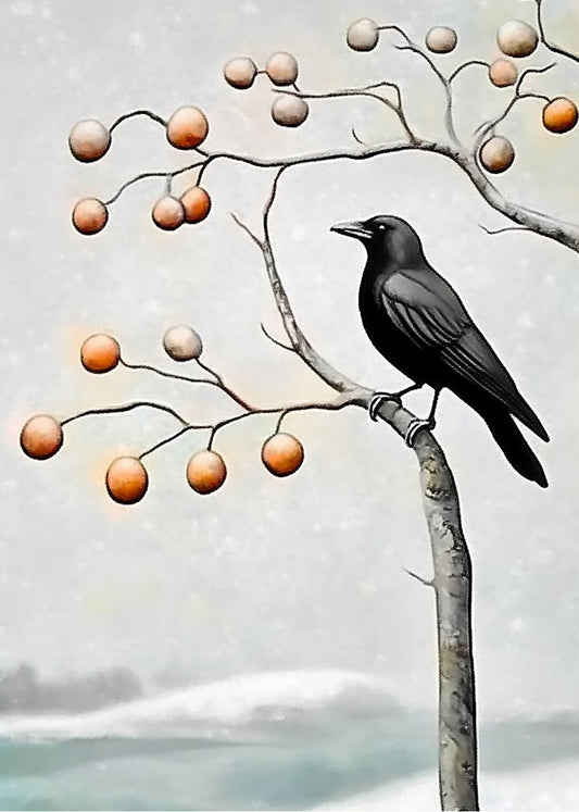 Cuadro ​Pájaro en el árbol
