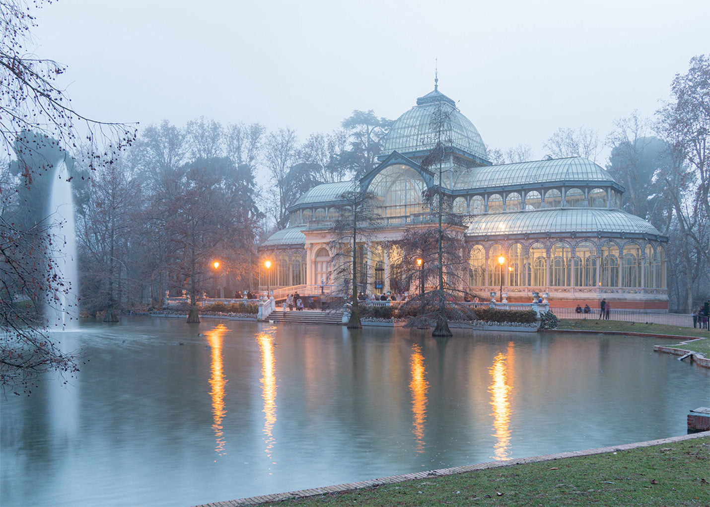 Cuadro Palacio de Cristal nublado (Fernando CC BY-SA 4.0)