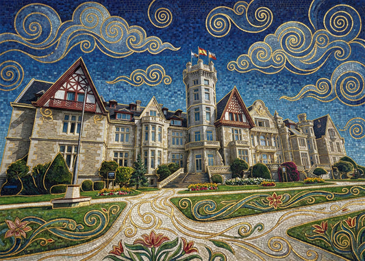 Cuadro Palacio de La Magdalena - Art Nouveau