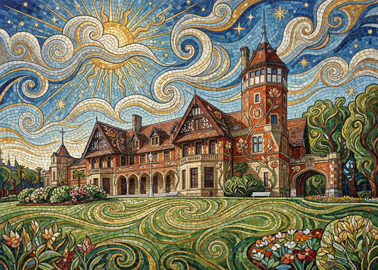 Cuadro Palacio de Miramar - Art Nouveau