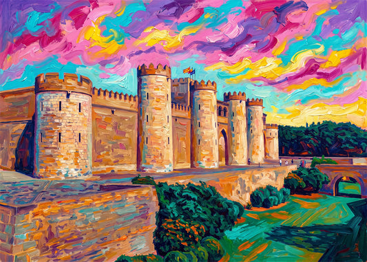 Cuadro Palacio de la Aljafería - Fauvismo
