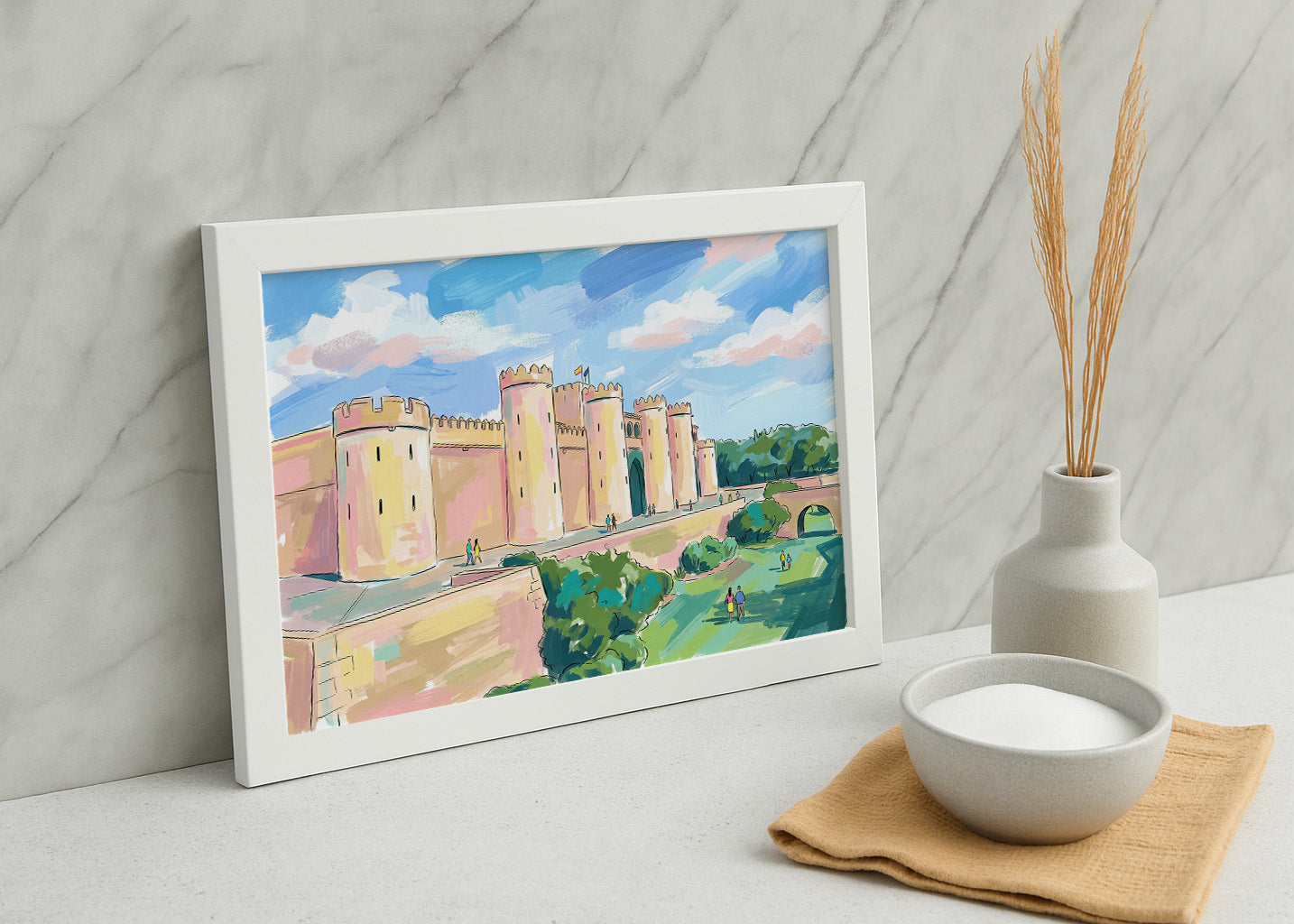 Cuadro Palacio de la Aljafería de Zaragoza - Soft