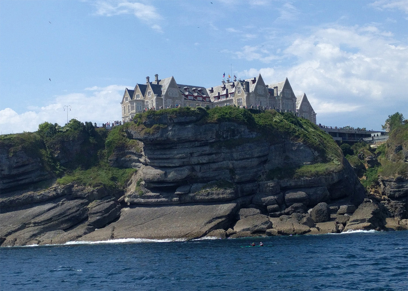 Cuadro Palacio de la Magdalena desde el mar (Jose Angel Maneiro CC BY-SA 4.0)