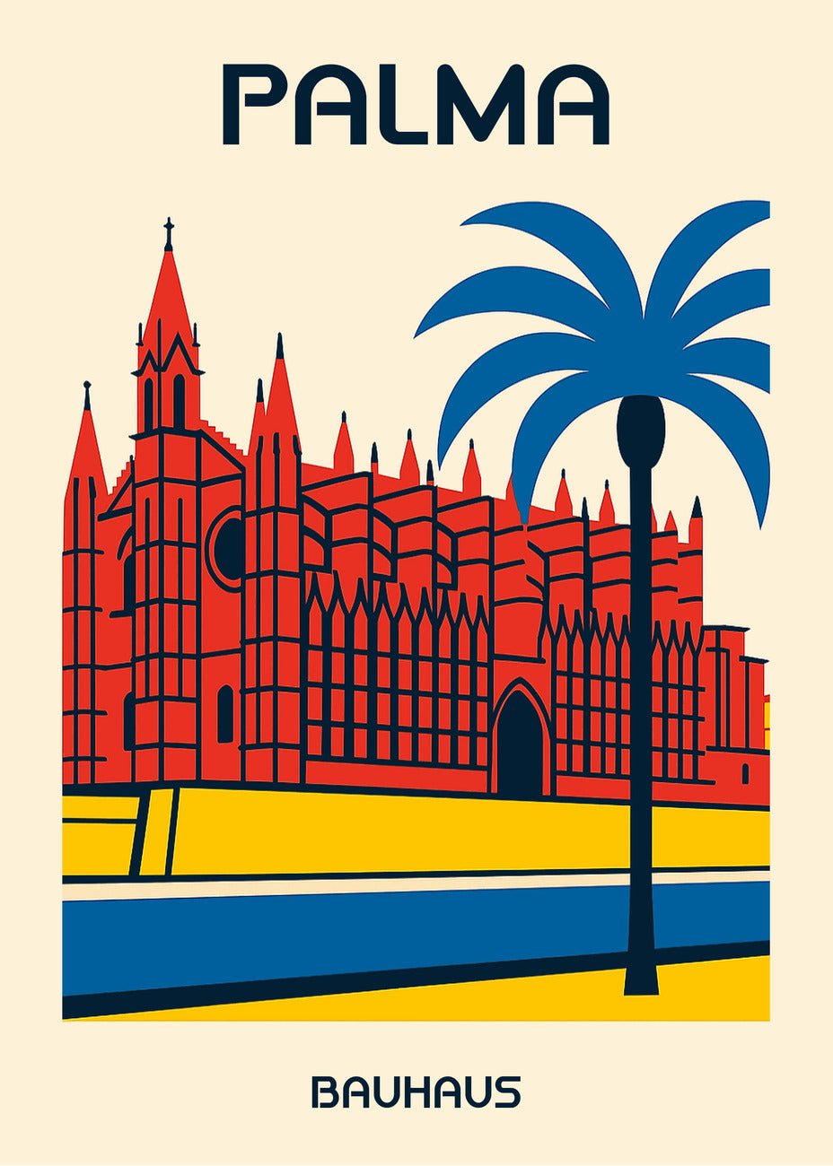 Cuadro Palma Poster Bauhaus