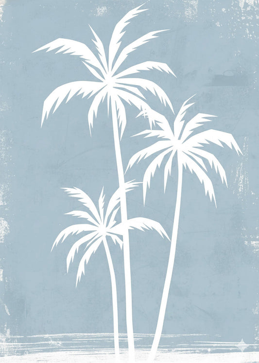 Cuadro Palmeritas grises
