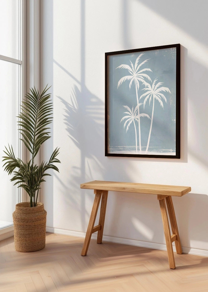 Cuadro Palmeritas grises