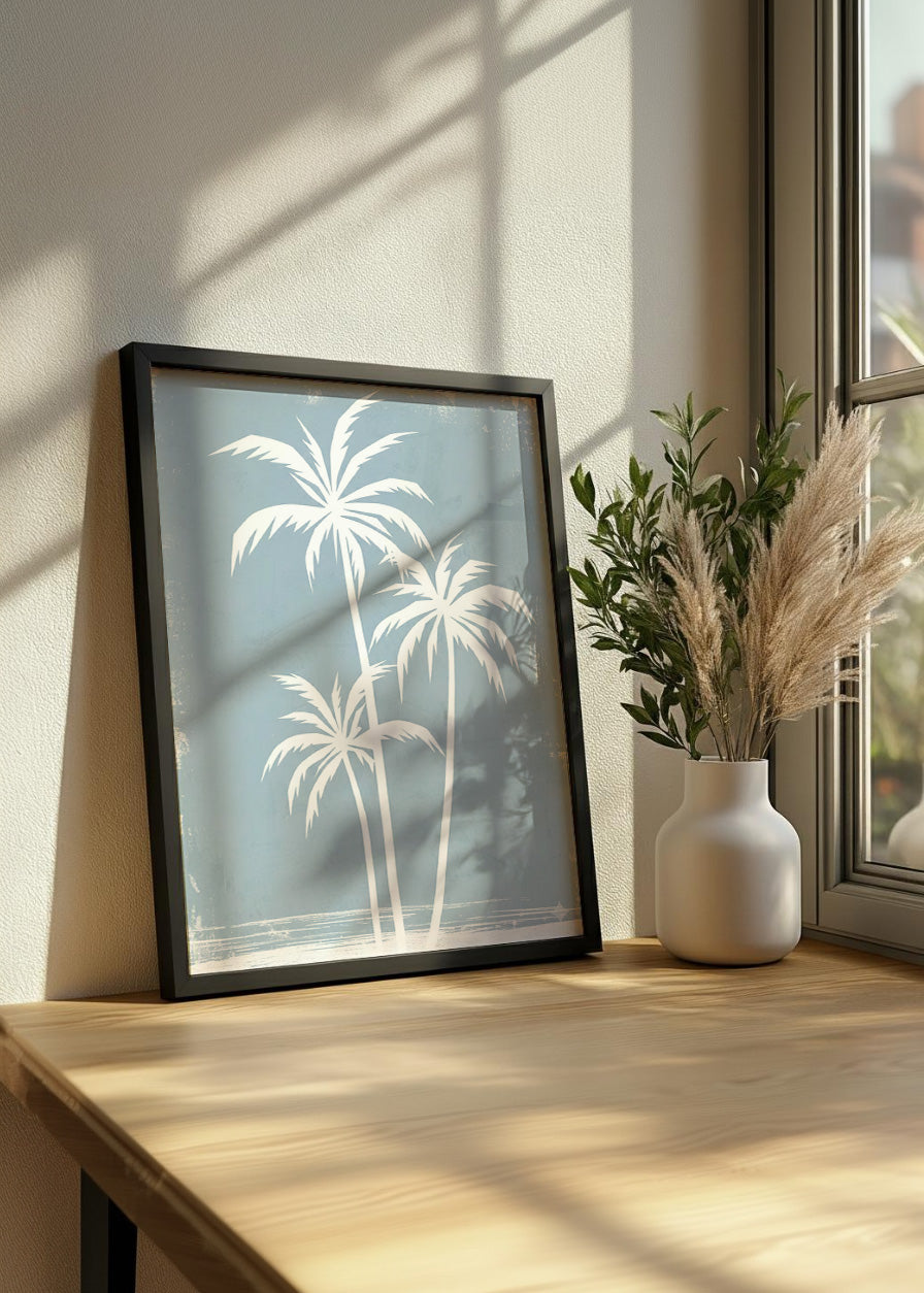 Cuadro Palmeritas grises