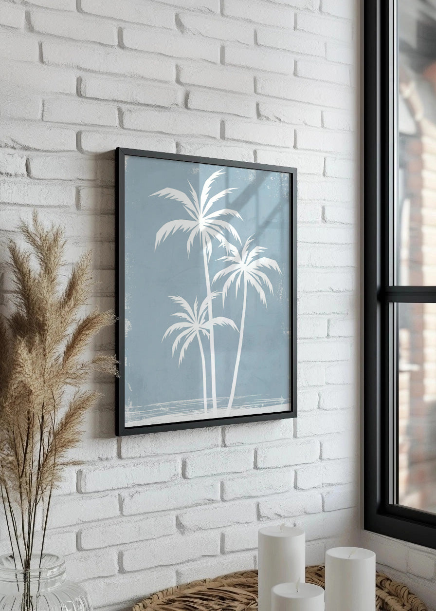 Cuadro Palmeritas grises