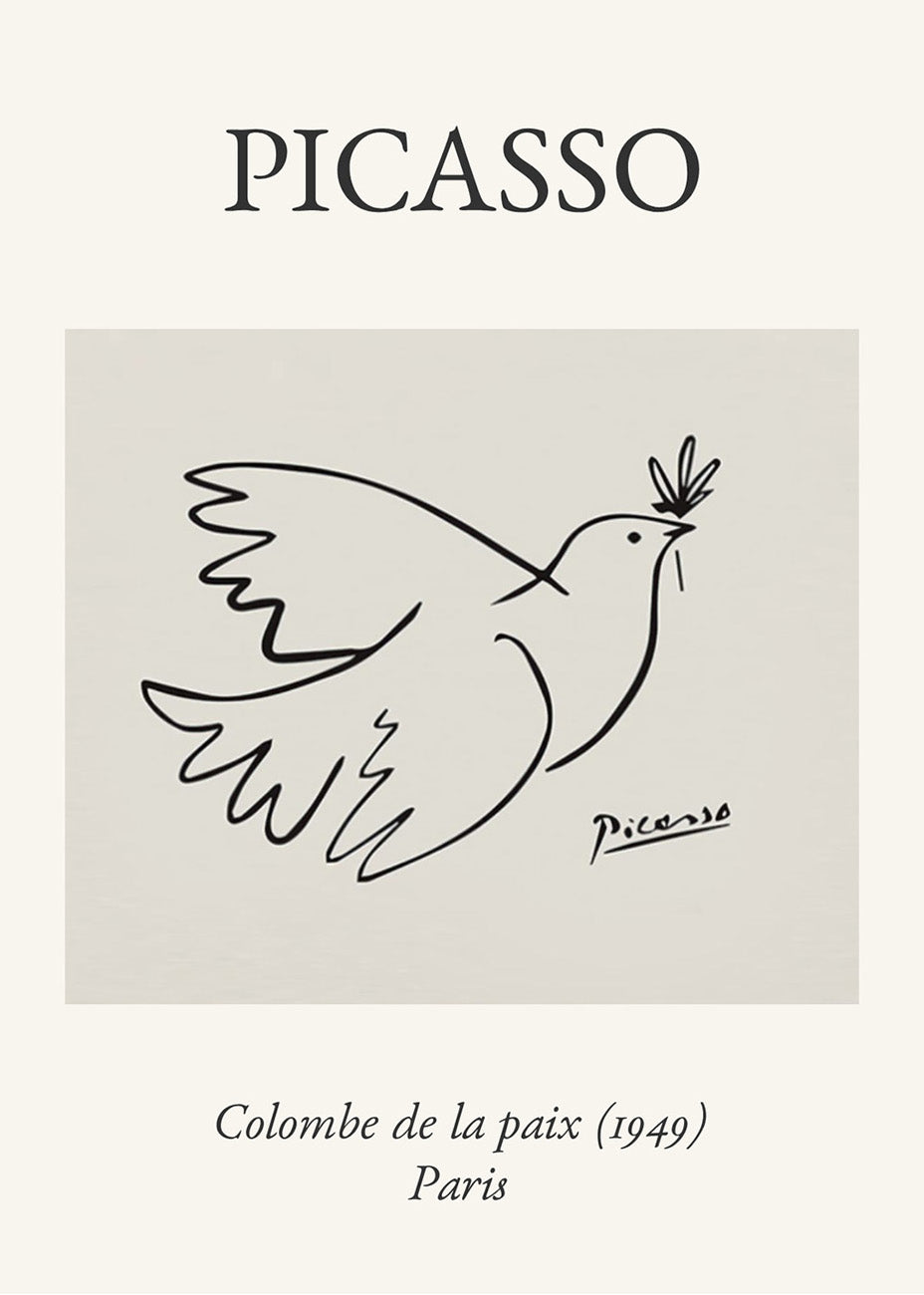 Cuadro Paloma de la paz Picasso