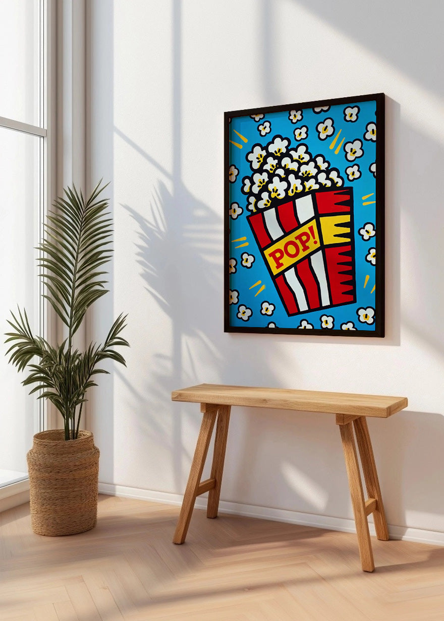 Cuadro Palomitas Pop