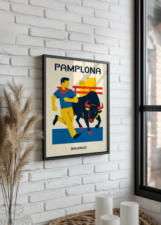 Cuadro Pamplona Poster Bauhaus