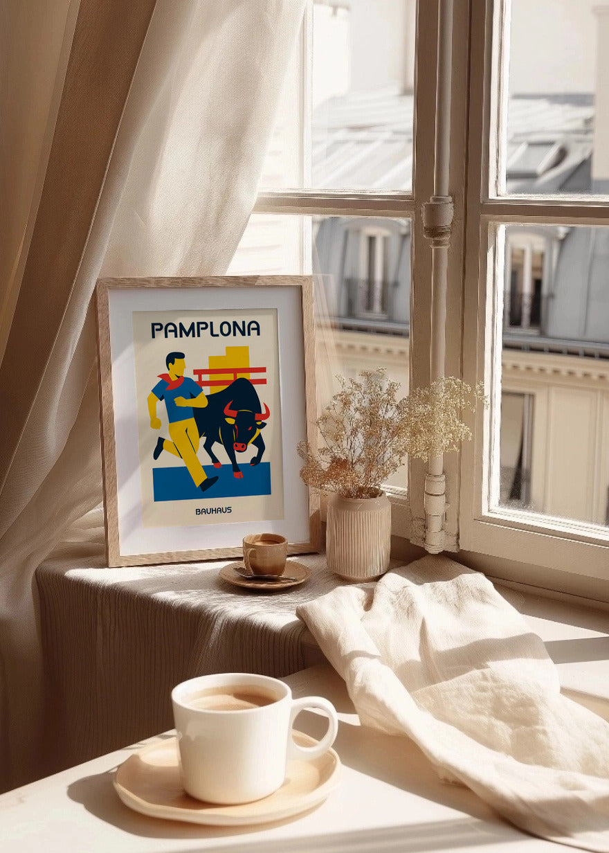 Cuadro Pamplona Poster Bauhaus
