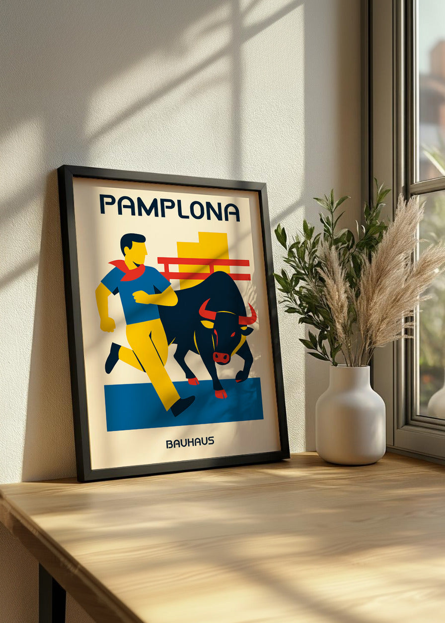 Cuadro Pamplona Poster Bauhaus