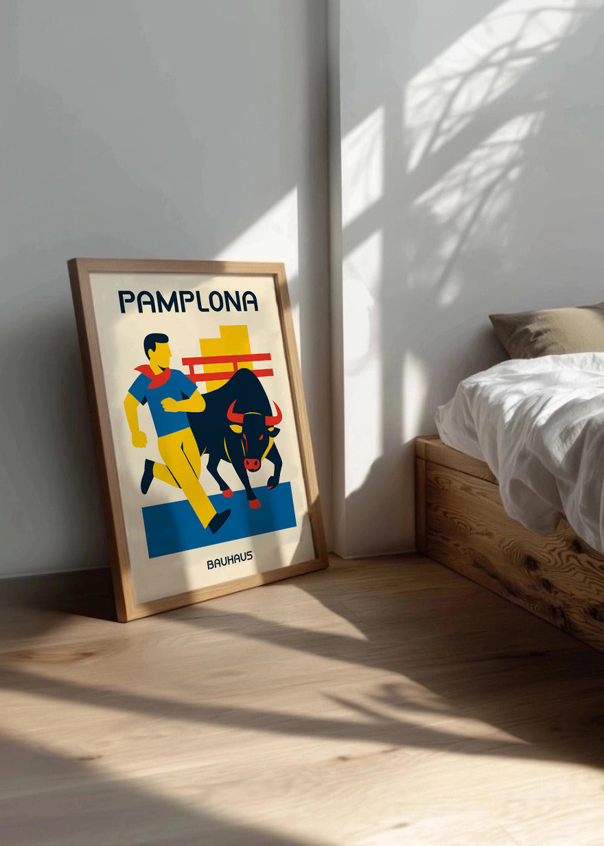 Cuadro Pamplona Poster Bauhaus
