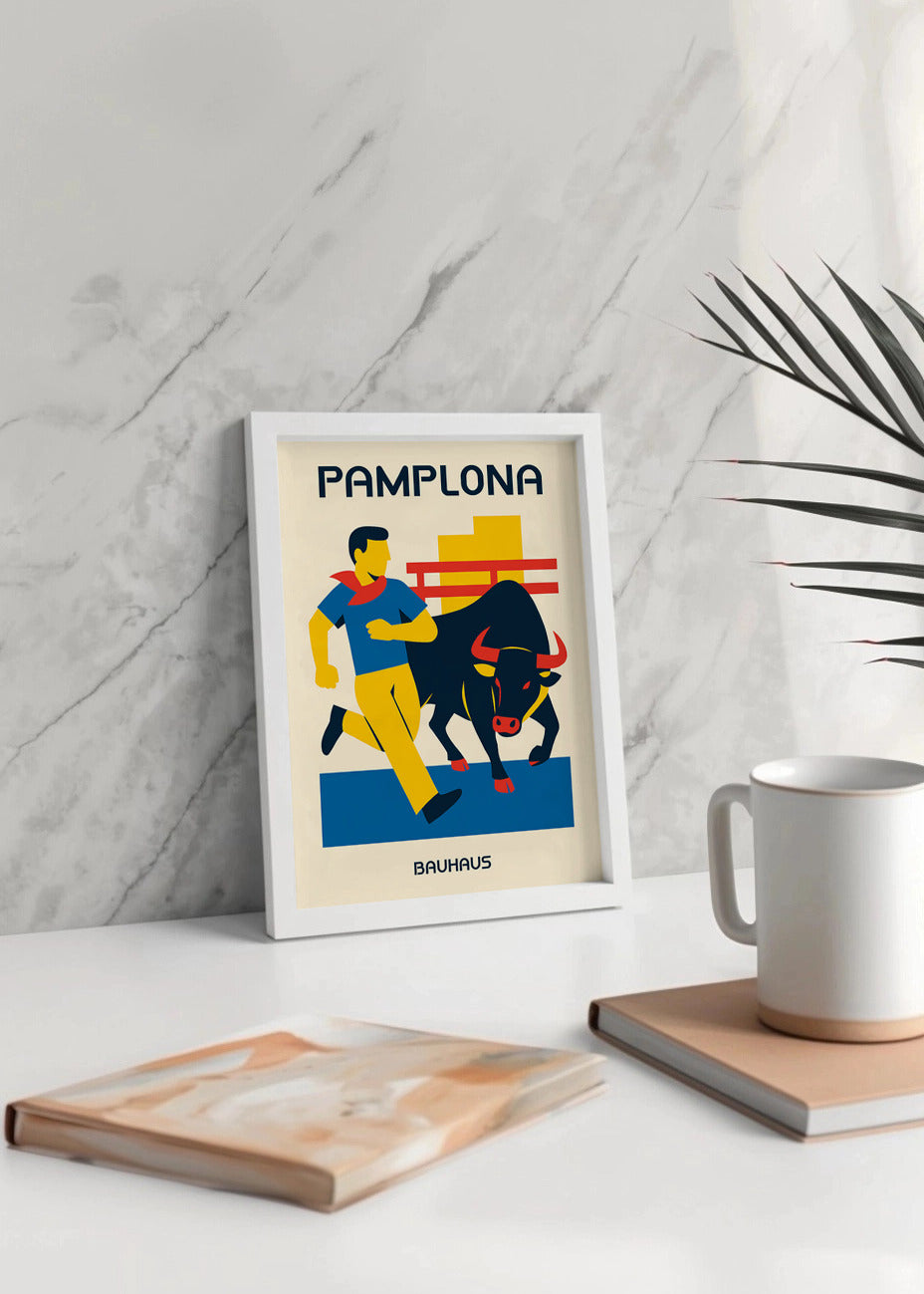 Cuadro Pamplona Poster Bauhaus