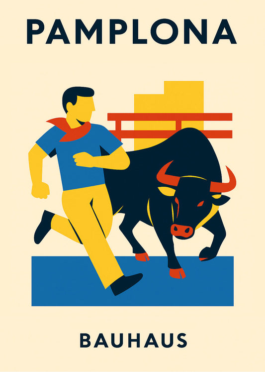 Cuadro Pamplona Poster Bauhaus