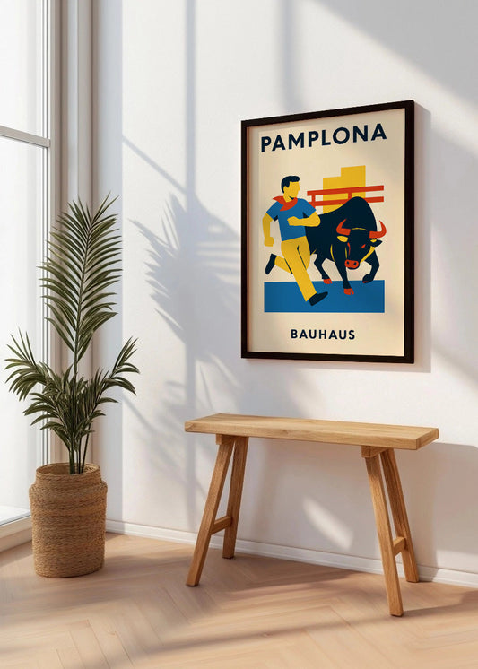 Cuadro Pamplona Poster Bauhaus