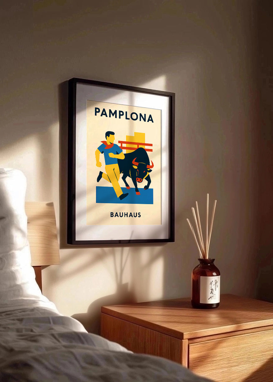 Cuadro Pamplona Poster Bauhaus