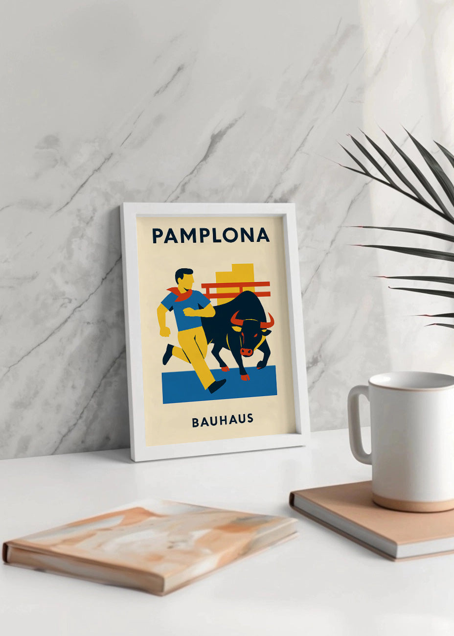 Cuadro Pamplona Poster Bauhaus