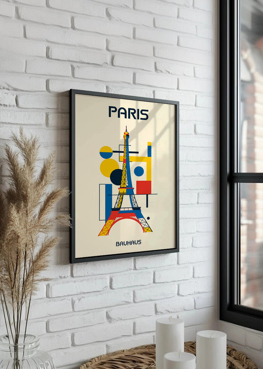 Cuadro Paris Poster Bauhaus