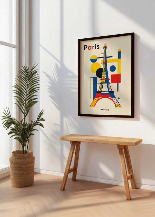 Cuadro Paris Poster Bauhaus
