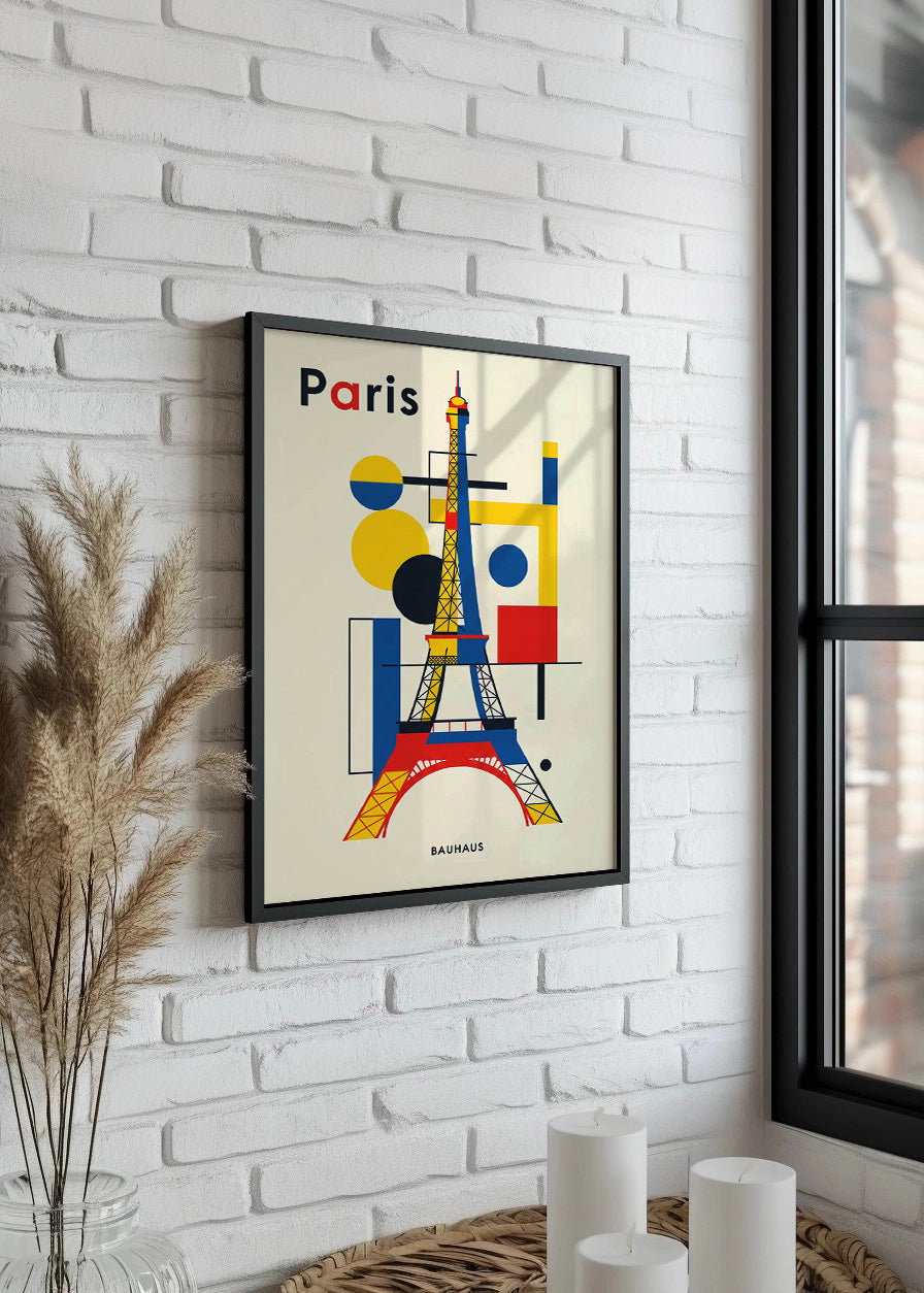 Cuadro Paris Poster Bauhaus