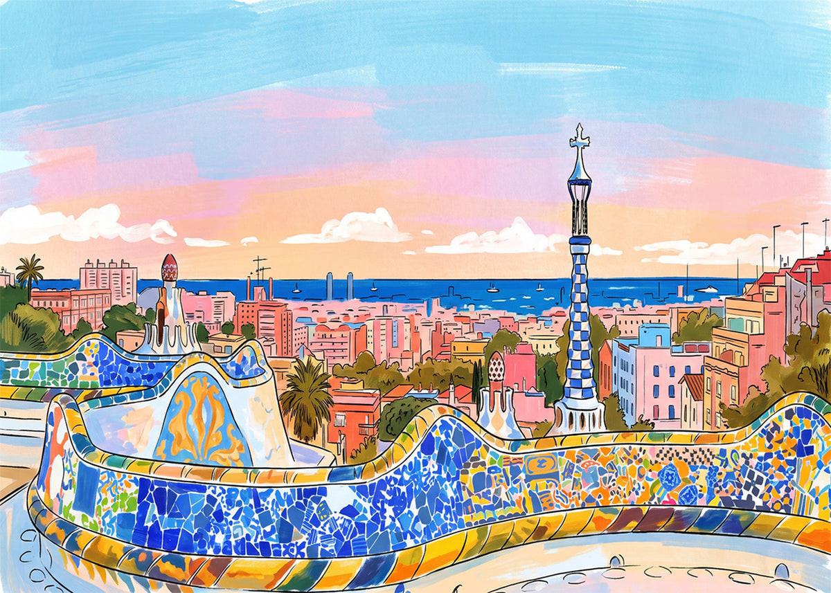 Cuadro Parque Guell - Soft