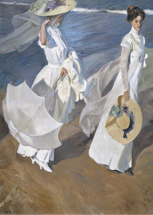 Cuadro Paseo a Orillas del Mar (Joaquín Sorolla)