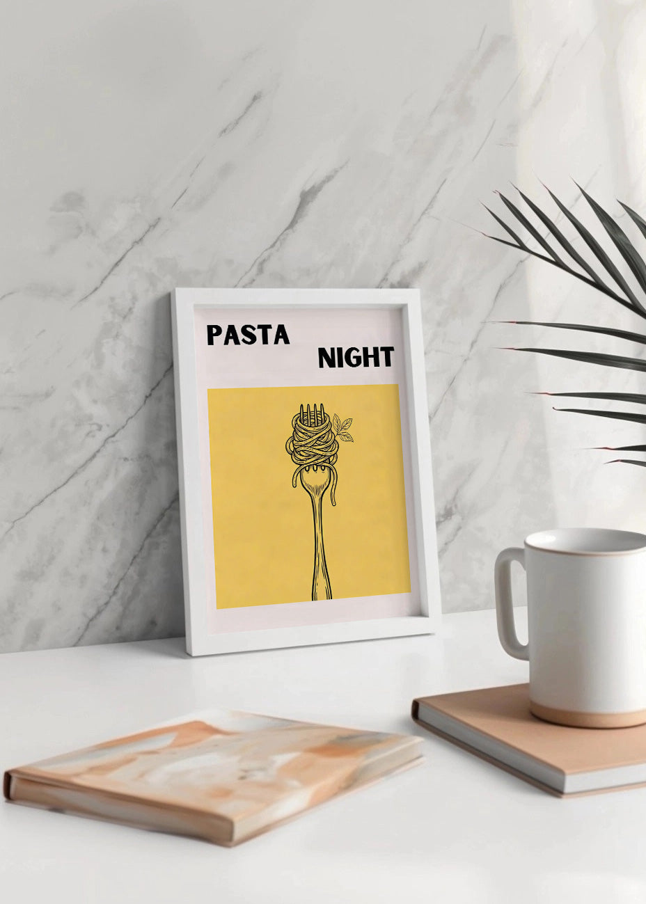 Cuadro Pasta night