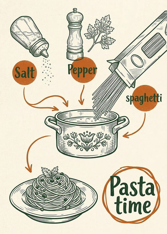 Cuadro Pasta time - Decoración de cocina