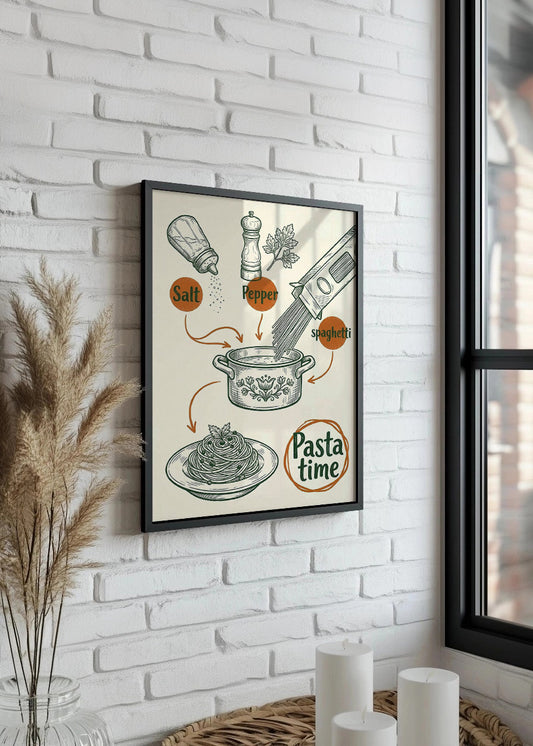 Cuadro Pasta time - Decoración de cocina