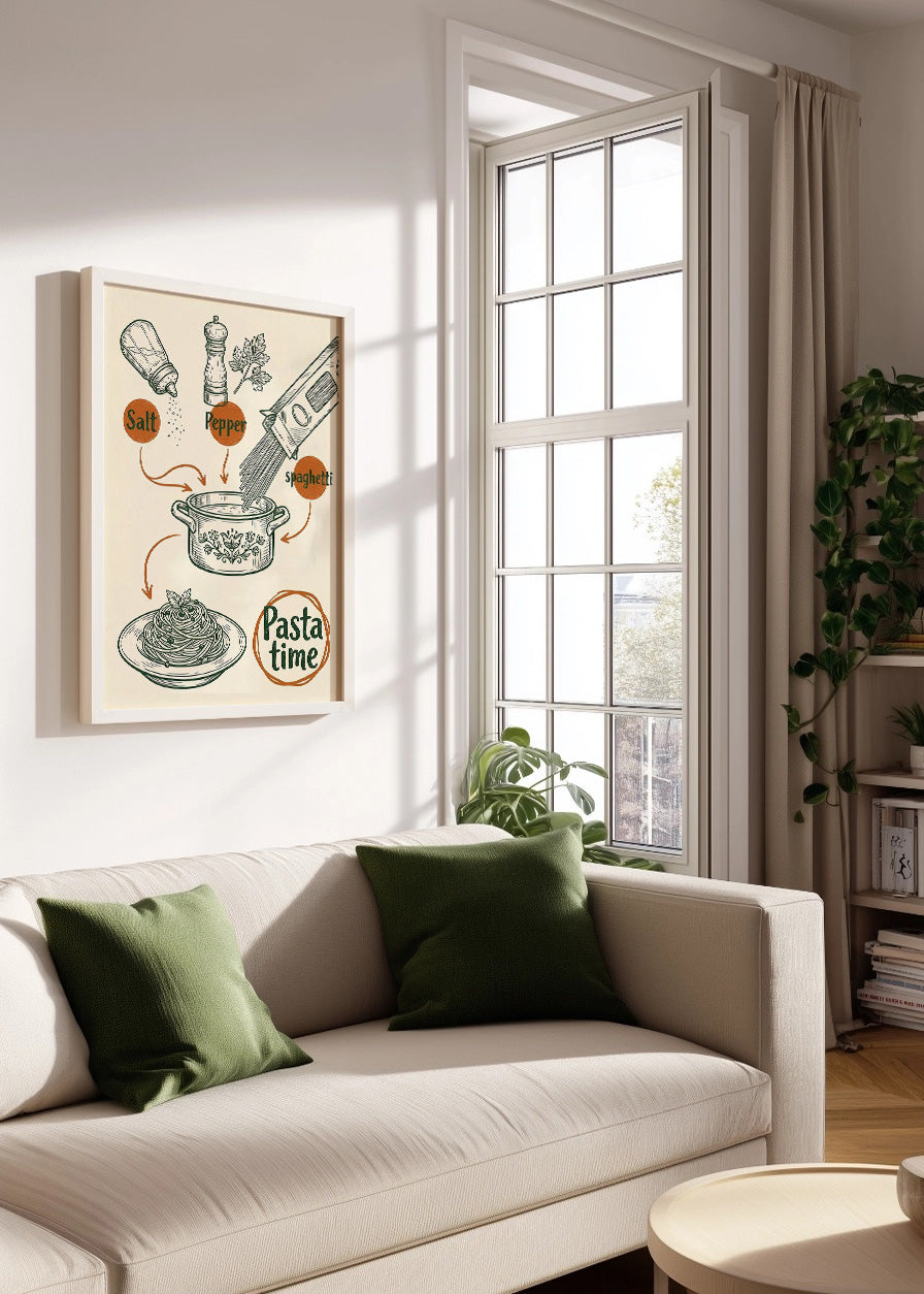 Cuadro Pasta time - Decoración de cocina