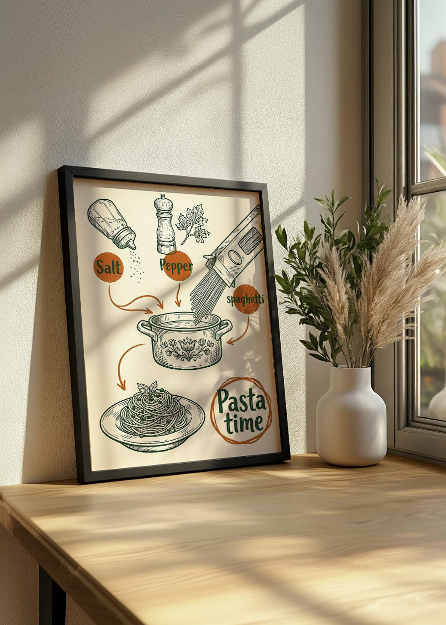 Cuadro Pasta time - Decoración de cocina