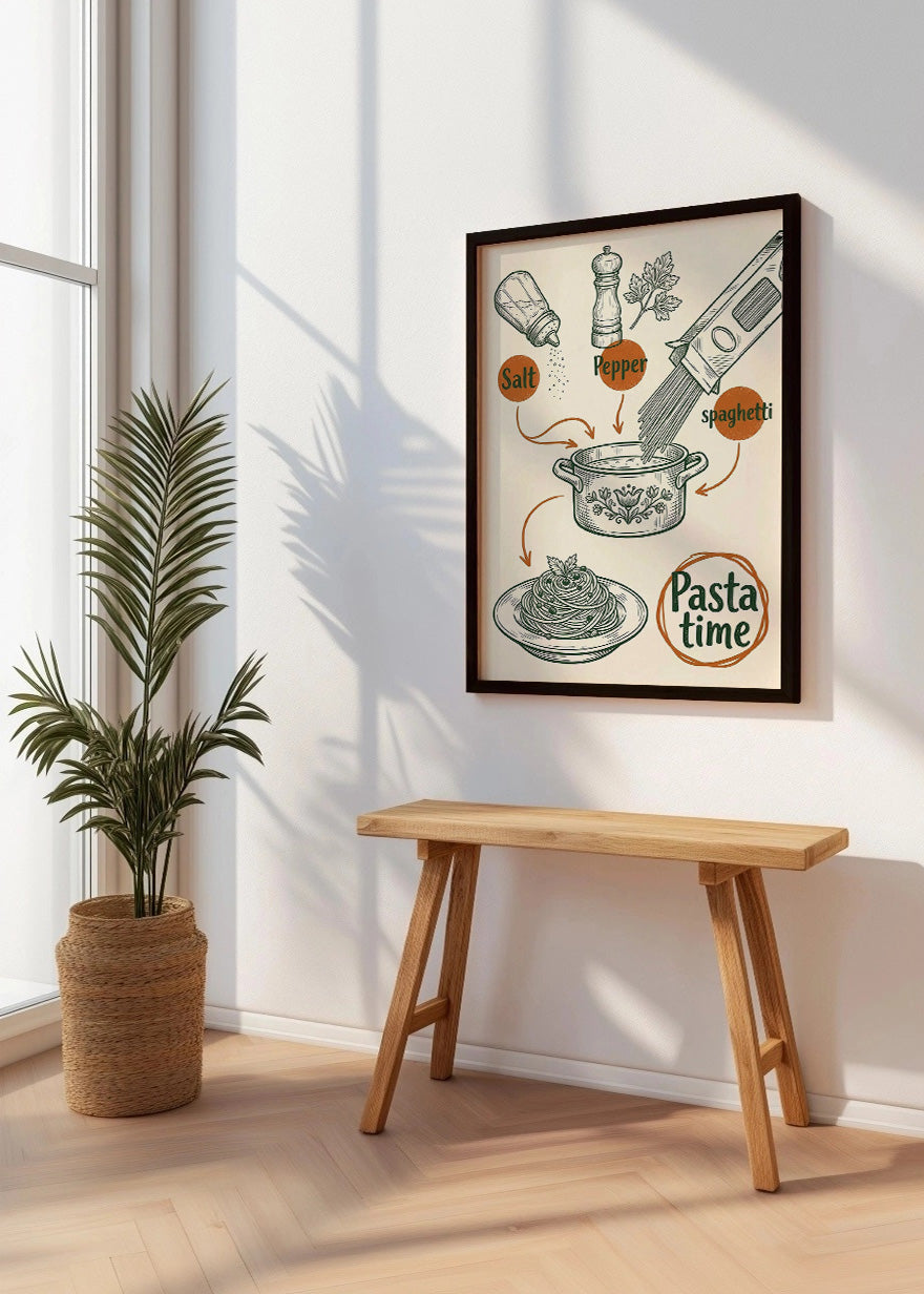 Cuadro Pasta time - Decoración de cocina