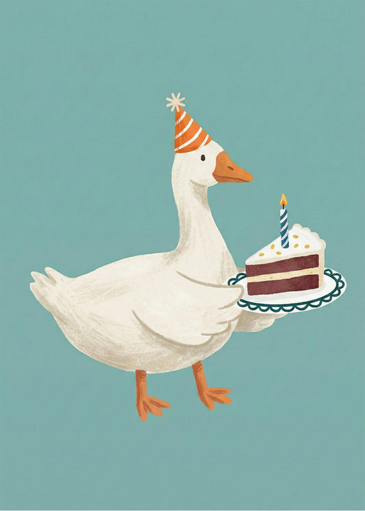 Cuadro Pato de cumpleaños