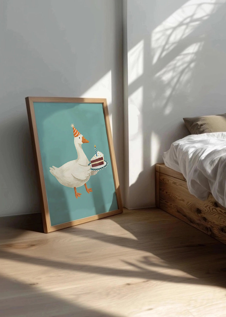 Cuadro Pato de cumpleaños
