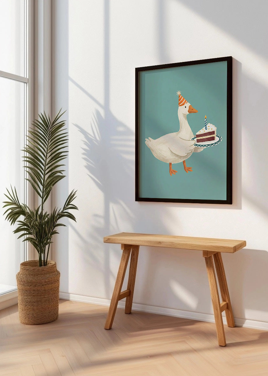 Cuadro Pato de cumpleaños