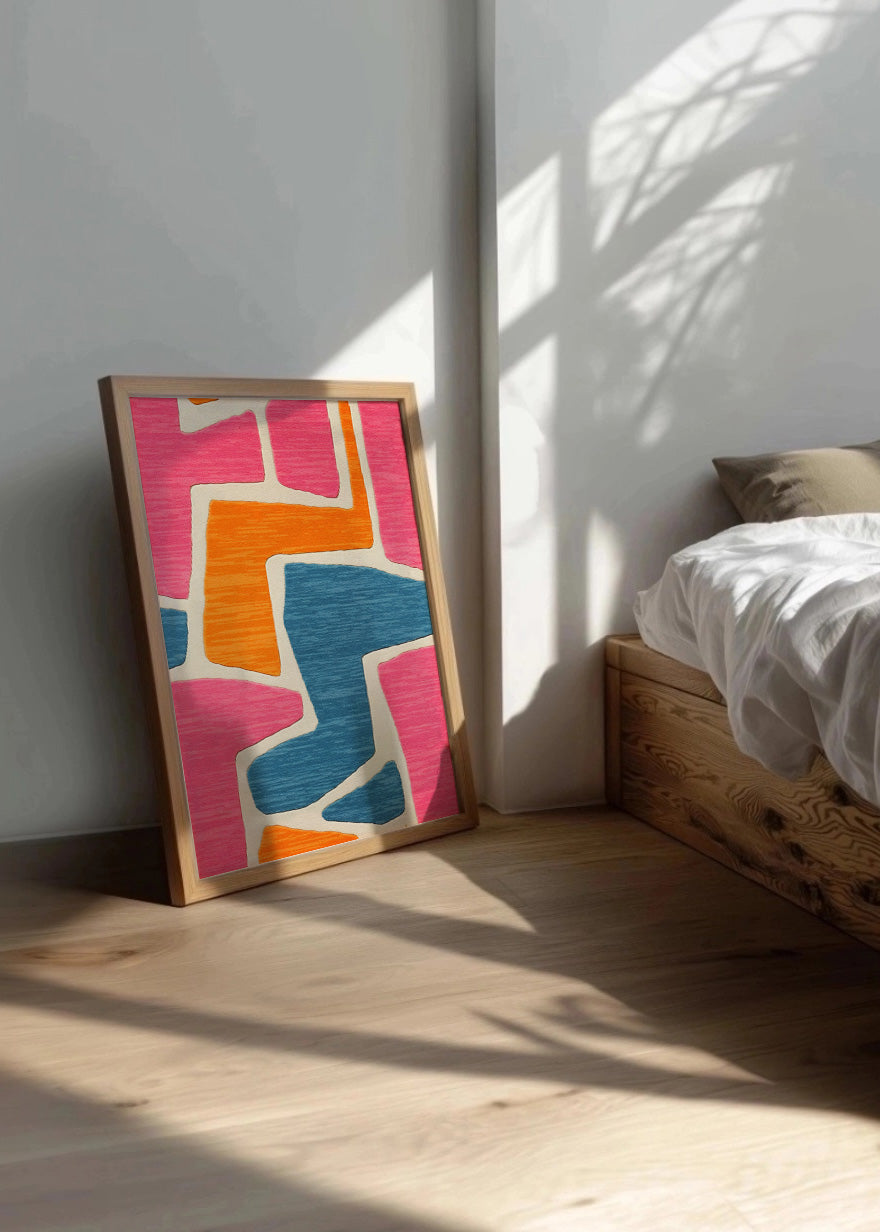 Cuadro ​Patrón geometico