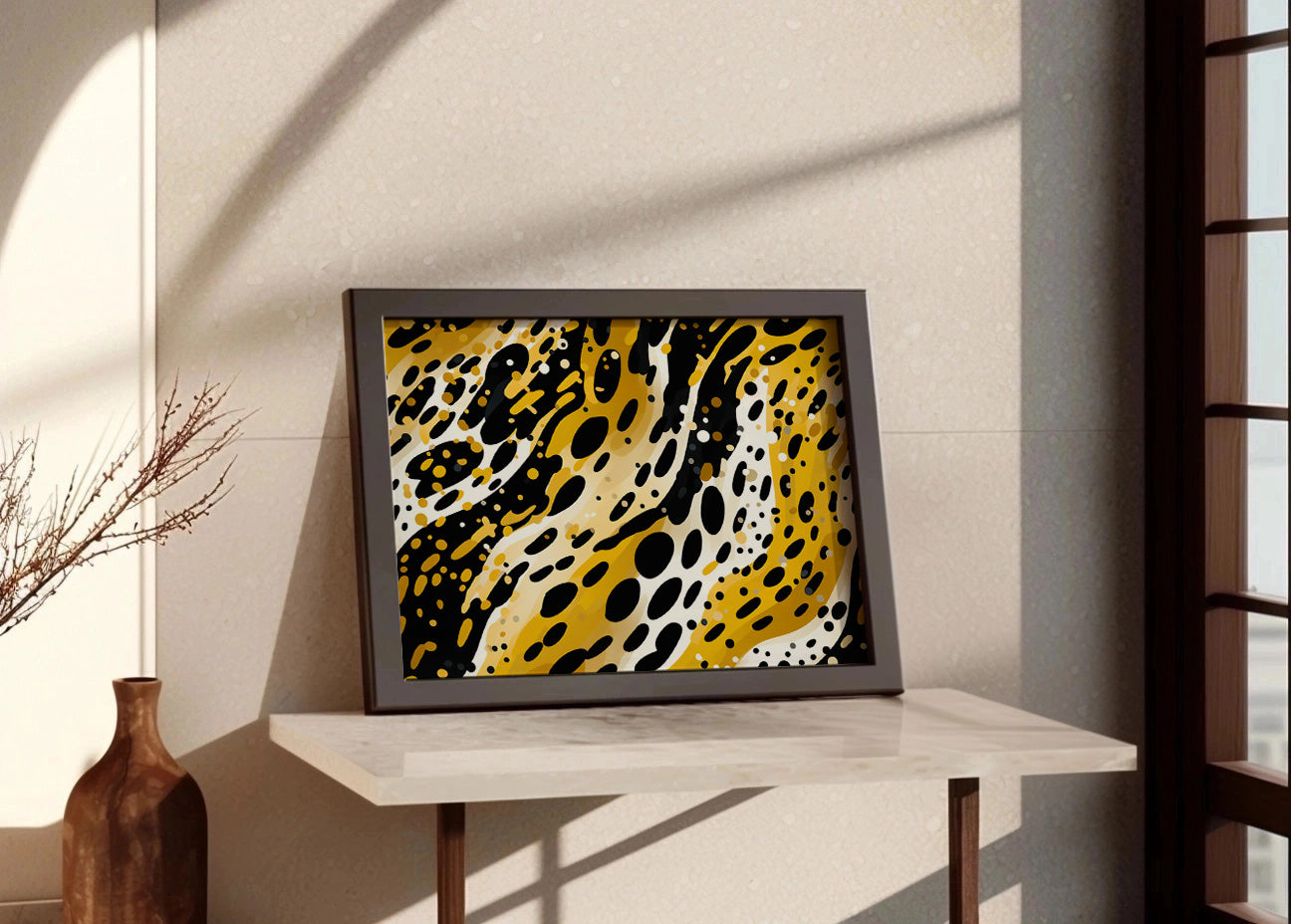 Cuadro ​Patrón piel leopardo