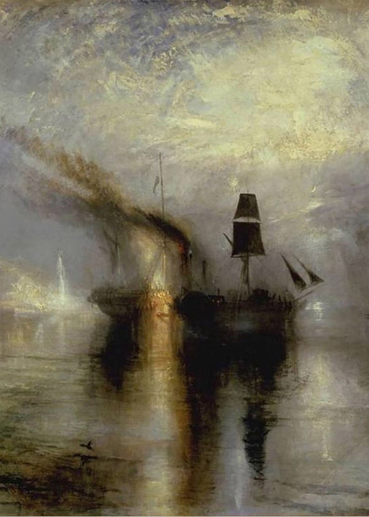 Cuadro Paz – Funerales en el mar (Turner)