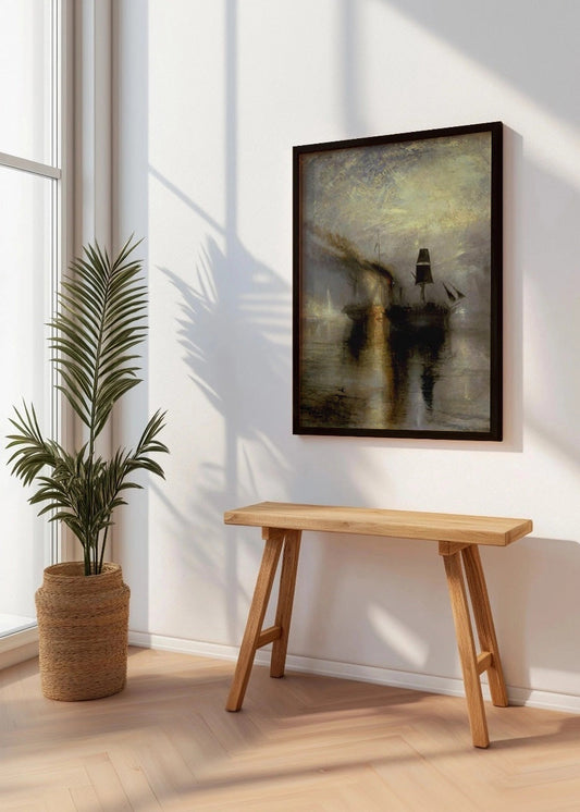 Cuadro Paz – Funerales en el mar (Turner)