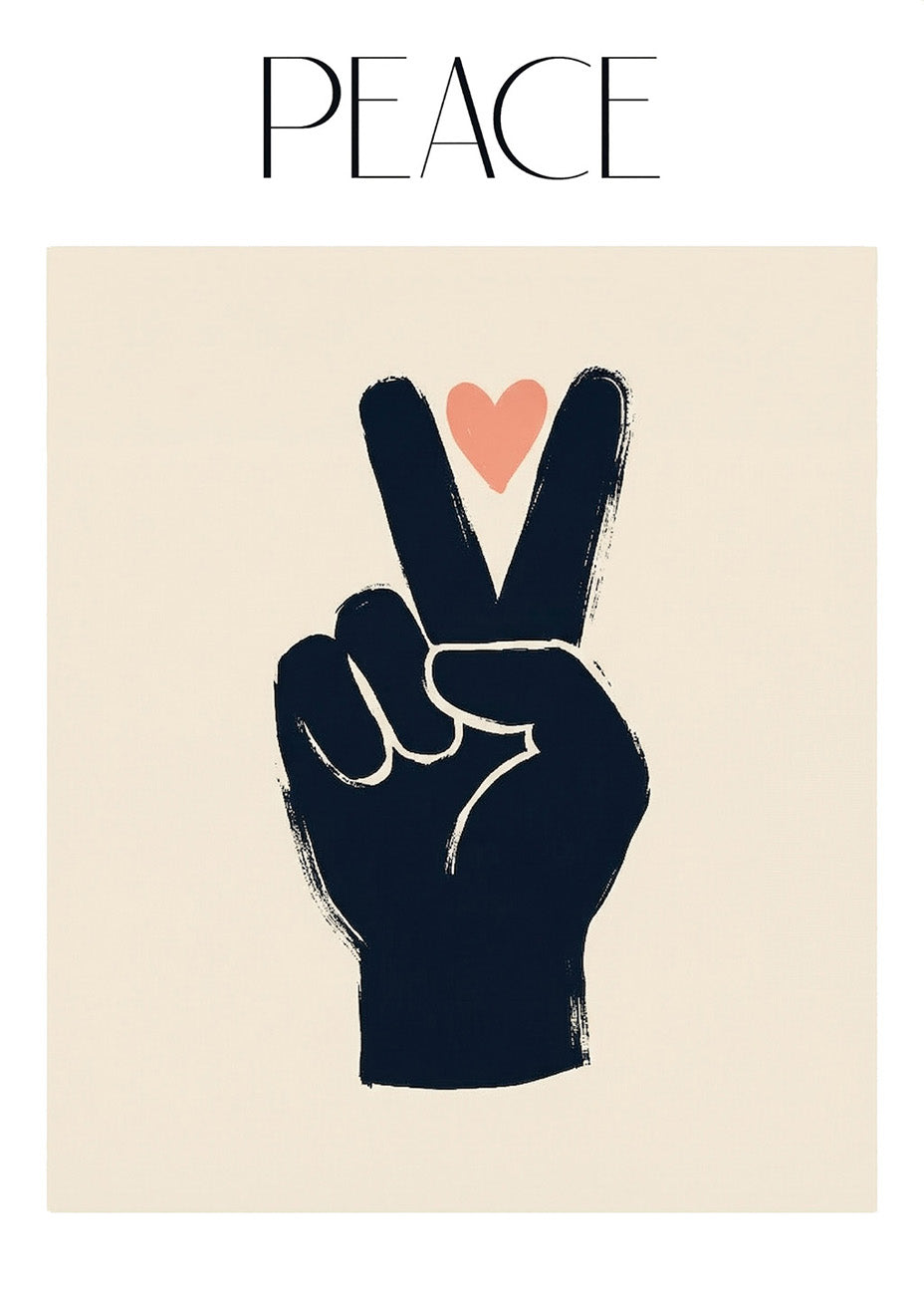 Cuadro Paz y amor